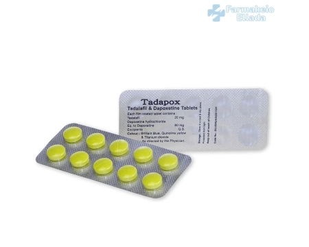 Αγοράστε Tadapox 80 Tadalafil 20mg + Dapoxetine 60mg 10 δισκία - Χωρίς Ιατρική Συνταγή στην Ελλ